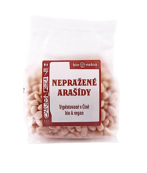 Arašídy loupané nepražené BIO 200 g