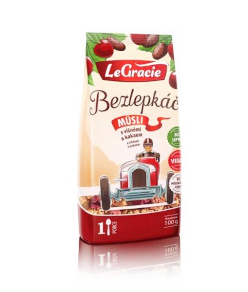 Müsli Bezlepkáč višně a kakao 80 g