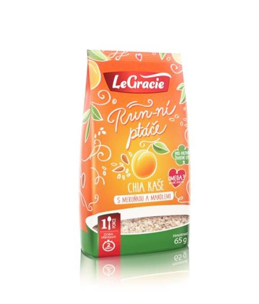 Chia kaše - meruňka a mandle 65g